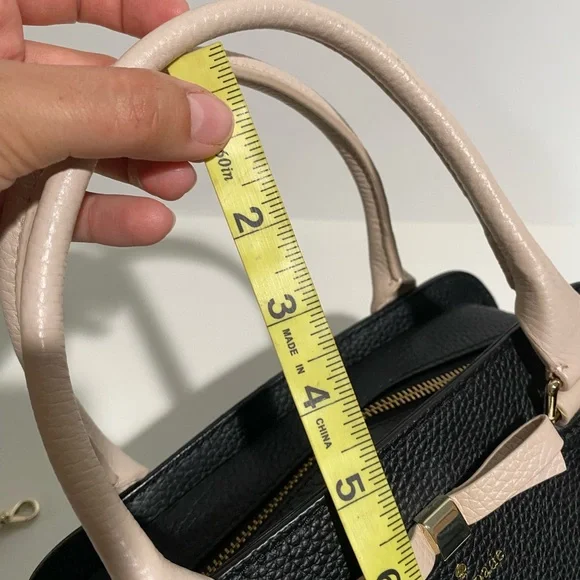 Kate Spade Sawyer Henderson Street Black Satchel Crossbody Bow cons - Picture 12 of 14